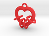 4 Hearts Linked in Love 3d printed 