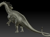 1/40 Amargasaurus - Rearing 3d printed Zbrush Render of Final Sculpt