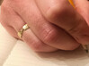 Pencil Ring, Size 11 3d printed Raw brass