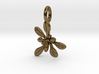 Small Arabidopsis Rosette Pendant 3d printed 