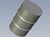 1/15 scale WWII US 55 gallons oil drums x 4 3d printed 