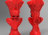"BeMine" Valentine Flower Vase  3d printed Designed with a wide base and tall slinder body, this vase is ideal for a single rose