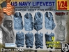 1-24 USN Hanged Kapok Lifevest Set1-0 3d printed 