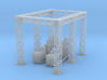 Power Station Sect A N Scale 3d printed Part A sub Station N scale