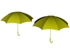 1/16 scale rain umbrellas x 2 3d printed 