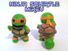 Ninja Squirtle, Mikey 3d printed Coated full color sandstone print