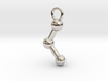 Ethanol Molecule Necklace Keychain Earring 3d printed 