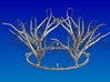 Hanger Ring 3d printed "Winter Trees" Assembled Set