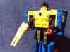 Transformers G1 Punch Gun 3d printed Yellow Strong & Flexible Polished unpainted