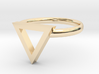 Sapphic: Pink Triangle ring size 8 3d printed 