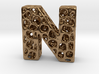 Voronoi Letter ( alphabet ) N 3d printed 