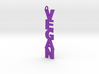 Vegan Keychain 3d printed 