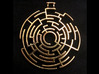 Labyrinthine Pendant 3d printed 