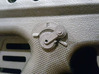 Thumbpin: Round base, Right-side - Tavor Safety 3d printed 