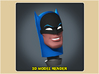 1:9 Scale Batman Head 3d printed 