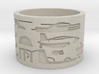 Helicopter & UFOs at Abydos #1 Ring Size 9 3d printed 