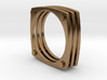Squircle Studded Ring Size 10 3d printed 