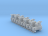 Air Compressor 10 Pack 1-87 HO Scale 3d printed 