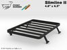 FR10025 Slimline II Bed Rack 4.8 x 6.5 3d printed 