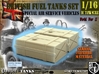 1-16 SAS Jeep Fuel Tanks 3d printed 