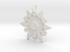 Elegant Chic Flower Pendant Charm 3d printed 