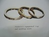 Audrey Hepburn's wedding ring  3d printed 