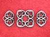 Heart Motif Pendant 3d printed Heart pendant with optional earrings
