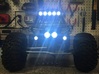 Axial Wraith Spawn Bucket Light Mount Extensions 3d printed With the lights on.