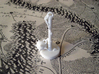 Role Playing Counter: Flail 3d printed Flail in Strong & Flexible Plastic (Polished White)
