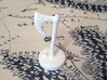 Role Playing Counter: Axe 3d printed Axe in Strong & Flexible Plastic (Polished White)