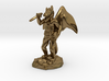 Winged Kobold with Dagger And Rock 3d printed 