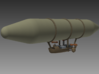 1/700 Caravel Airship (short gondola) 3d printed 