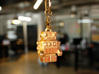 "Bling Bob" Gold Pendant Robot 3d printed 