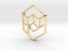 Geometrical cube 3d printed 