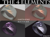 4 Elements - Water Ring 3d printed Rendered Blender Image