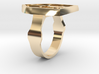 Lady's Order Signet Ring 3d printed 