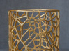  Pen Holder Voronoi 3d printed Polished Gold Steel