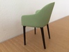 Upholstered Chair, 1:12, 1:24 3d printed 1:12