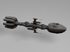 T.S.S. Boreas -- Interstellar Missile Cruiser 3d printed TSS Boreas model (render)