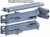 .50 Cal. 32nd AC L/R Feeds, Handle, Grips/Triggers 3d printed 