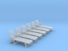 Deck Chair 01. HO Scale (1:87) 3d printed 