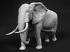African Bush Elephant 1:48 Walking Male 3d printed 