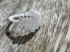 Honeycomb Ring 3d printed White Strong & Flexible