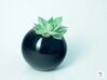 Sfera - planter for succulents and cactuses 3d printed Sfera 'S' size with a succulent plant, Echeveria Clara