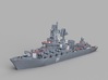 1/1800 RFS Varyag 3d printed Computer software render.The actual model is not full color.