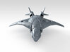 1/700 Scale S.H.I.E.L.D. Quinjet (In-Flight) x6 3d printed 3d render showing product detail