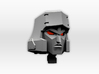 (2mm Screw) TR Faceplate & Helm for CW Megatron 3d printed 