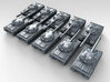 1/600 Russian Object 430 Main Battle Tank x10 3d printed 3d render showing product detail
