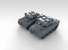 1/285 (6mm) US XM800T LAW Light Tank x2 3d printed 3d render showing product detail