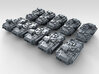1/600 US M1134 ATGM Tank Destroyer x10 3d printed 3d render showing product detail